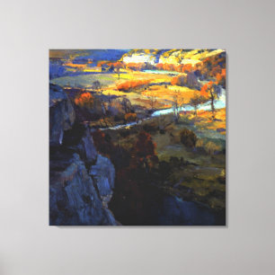 Onderdonk - Bluffs on Guadalupe River Canvastryck