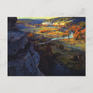 Onderdonk - Bluffs on the Guadalupe River Vykort