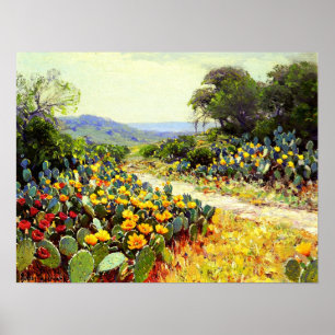 Onderdonk - Kaktus i blom 1915 Poster