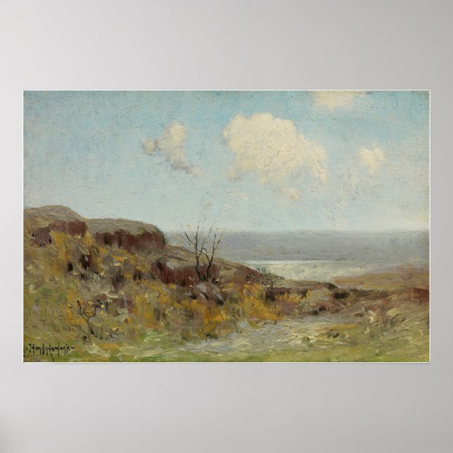 Onderdonk - Klippig kulle lugn pool 1908 Poster (Framsidan)