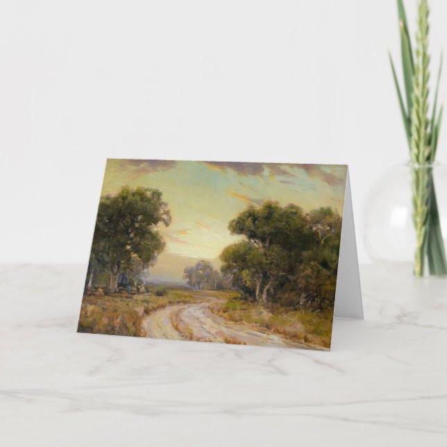 Onderdonk - kväll nära Jackson, Southwest Texas Kort (Framsida)