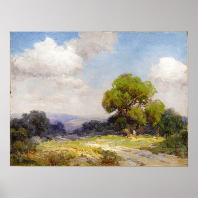 Onderdonk - morgon i Backe Southwest Texas Poster (Framsidan)