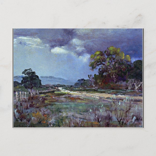 Onderdonk - närmar sig Rain, sydvästra Texas Vykort (Framsida)