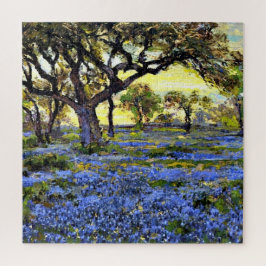 Onderdonk - Old Live Oak Träd och Bluebonnet Pussel