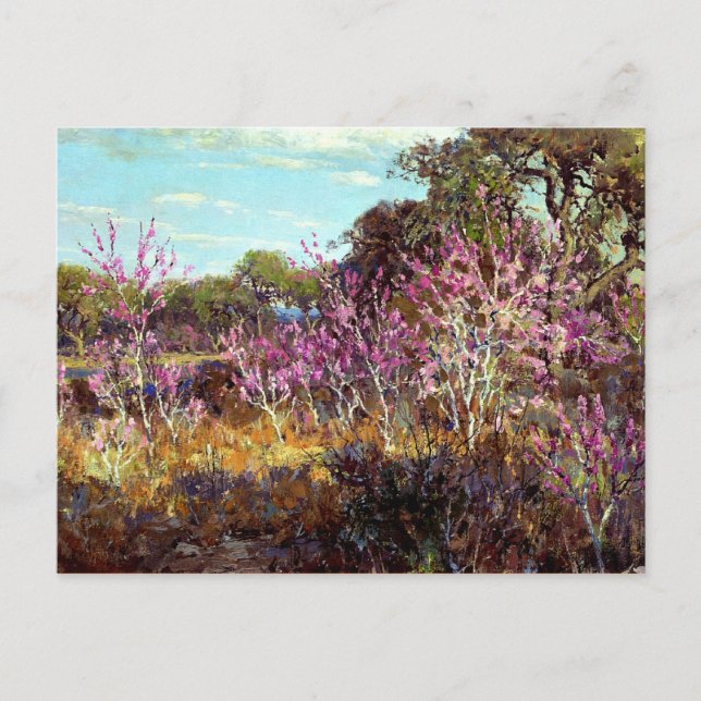 Onderdonk - Rosenknopp Träd i Bloom i Leon Vår, Vykort (Framsida)