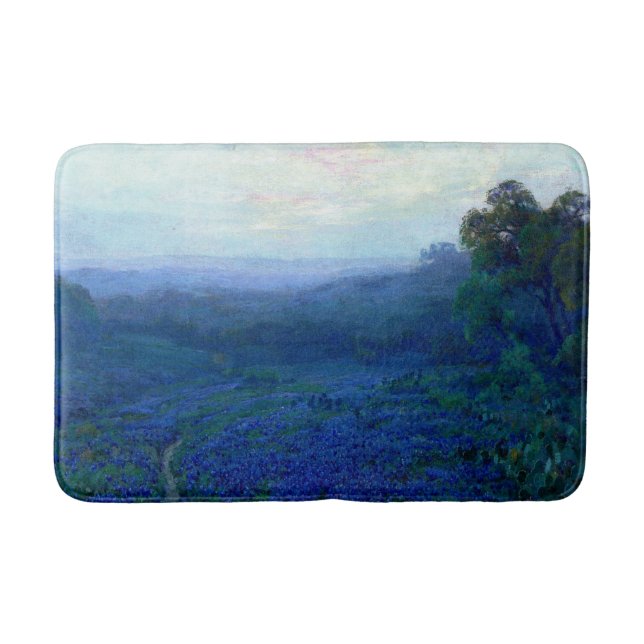 Onderdonk - Stig genom ett fält av blåbonater Badrumsmatta (Framsidan)