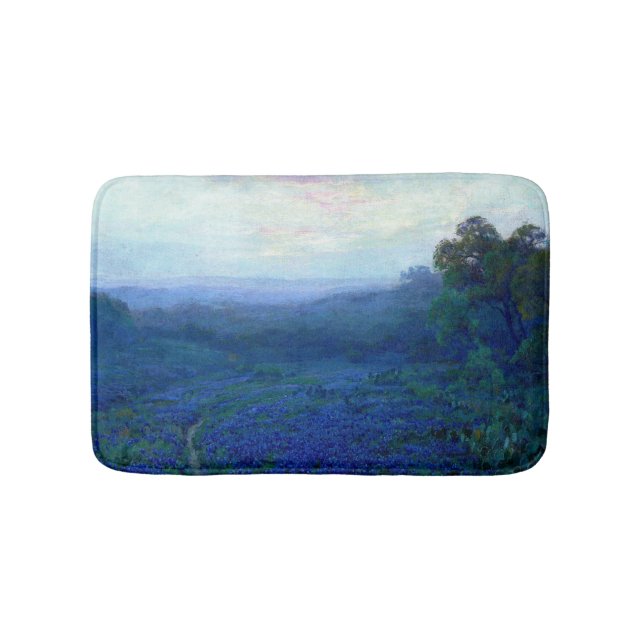 Onderdonk - Väg genom Fält i Blånät Badrumsmatta (Framsidan)
