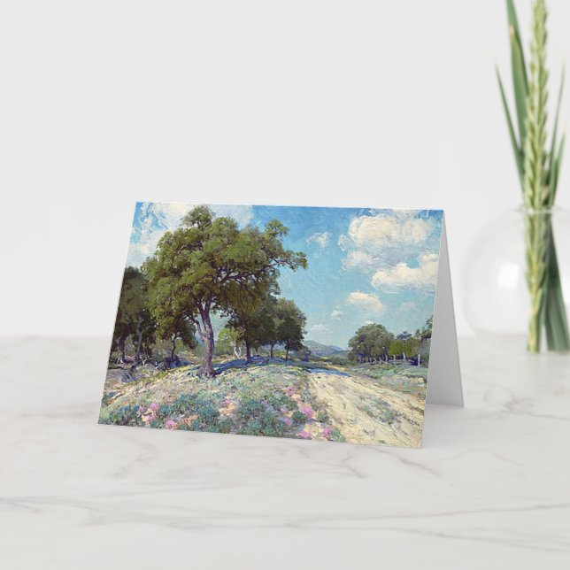 Onderdonk - Väg genom Träd. Kort (Framsida)