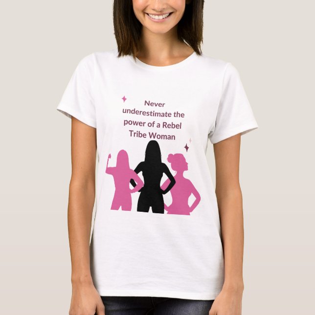 Onderskatta aldrig kraften t shirt (Framsida)