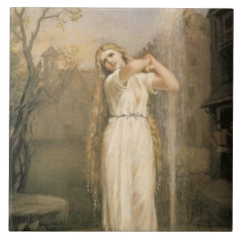 Ondine (av John William Waterhouse) Kakelplatta