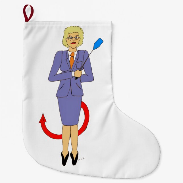 Ondlärare Stor Julstrumpa (Framsidan)