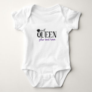 ONDRA DROTTNING Baby Personlig Skräddarsydd Etter T-shirt