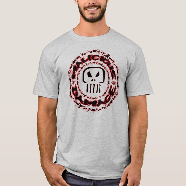 ONDSINT SKADESKJORTA T-SHIRT (Framsida)