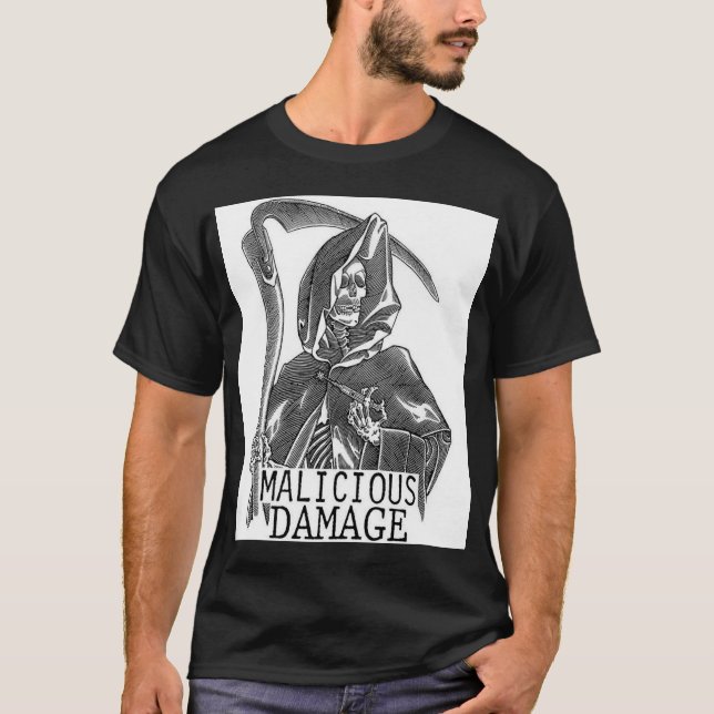 ONDSINT SKADET-TRÖJA T-SHIRT (Framsida)