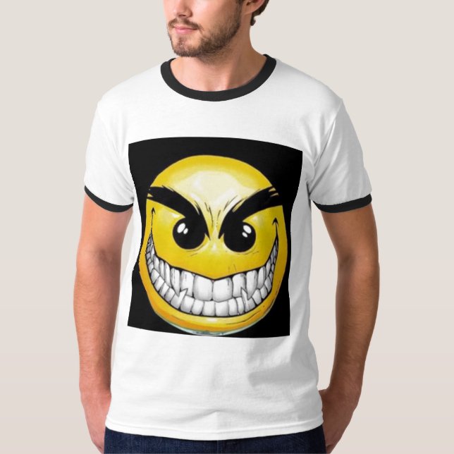 ondsint-smiley-ansikte tröja (Framsida)