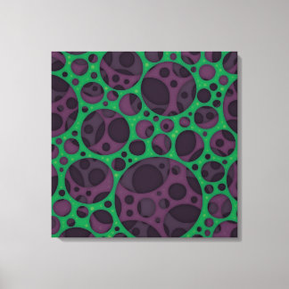 Ondsk Trippy Abstrakt Slimhål Designmönster Canvastryck