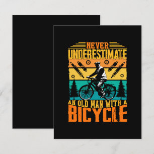 Ondska inte en gammal man på cykel tilläggskort