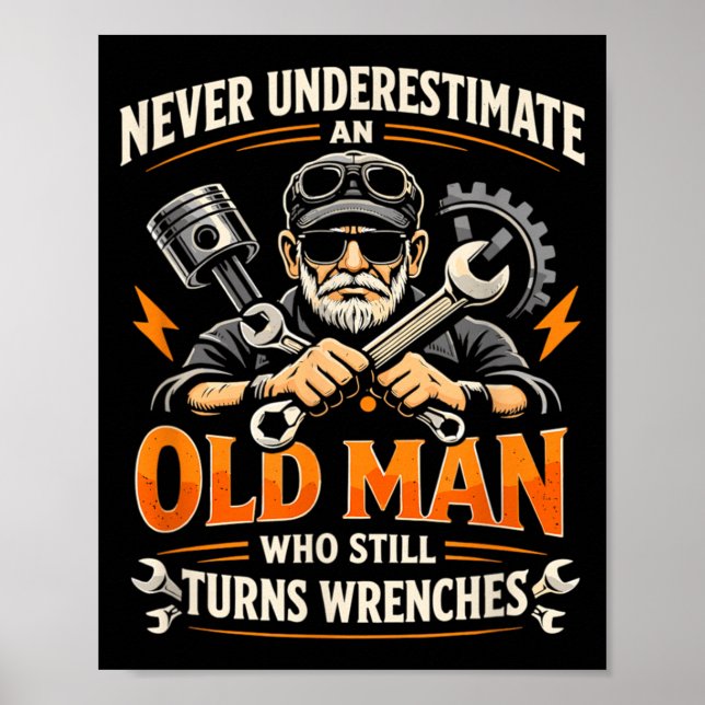 Ondska inte en gammal man som fortfarande vrider poster (Framsidan)