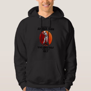 Ondska inte underskatta en gammal juli-man som äls hoodie