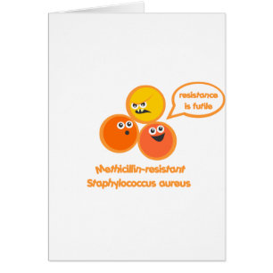 Ondska MRSA Hälsningskort