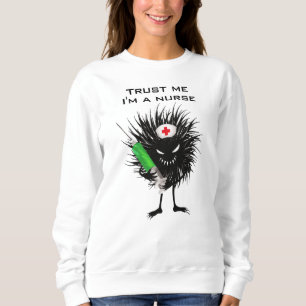 Ondska sjuksköterskan Meme Mörk Humor Medical T Shirt