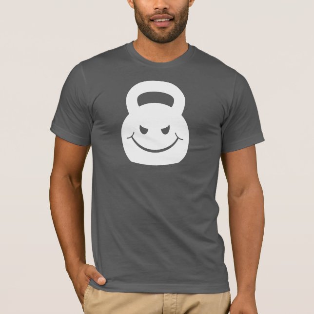 ondska som smilar kettlebell tee (Framsida)