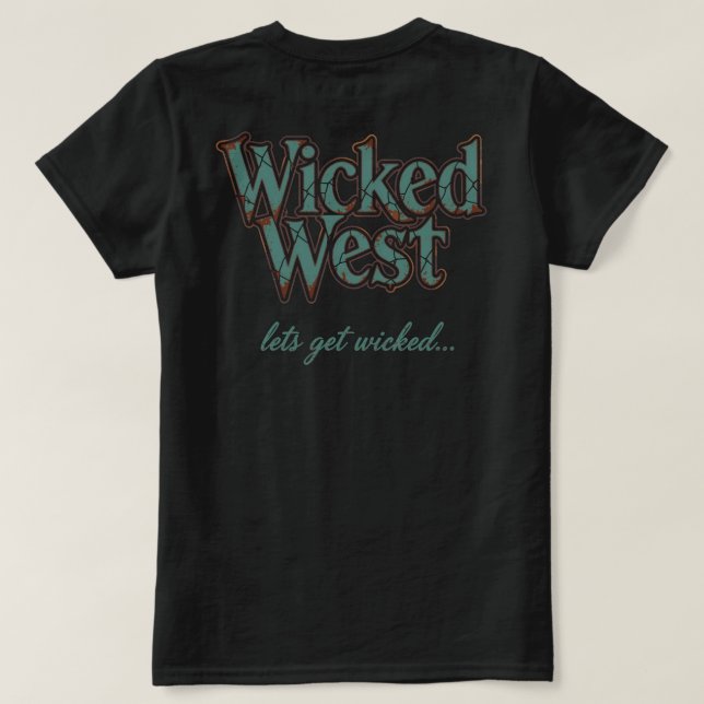 Ondska Väster (W) T-shirt (Design baksida)