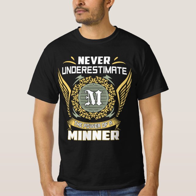 Ondskaffa Aldrig Kraften Hos En Minner T Shirt (Framsida)