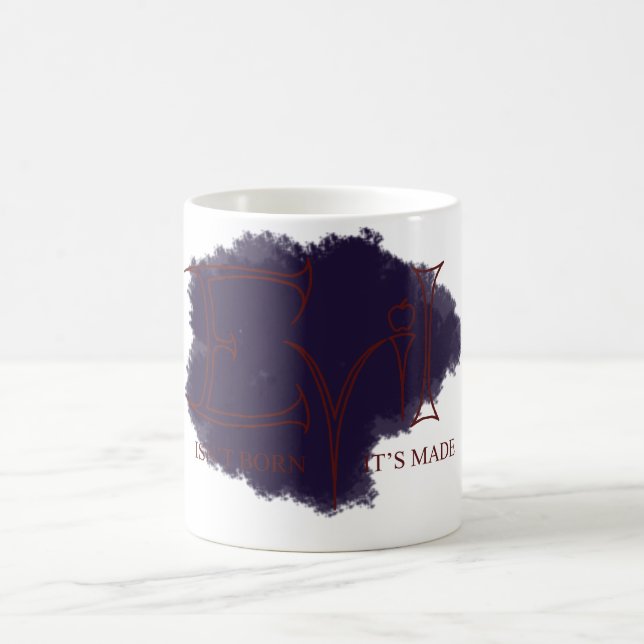 Ondskan är inte född, det har gjort kaffemugg (Center)