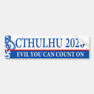 Ondskan du kan räkna med - omröstning för Cthulhu Bildekal