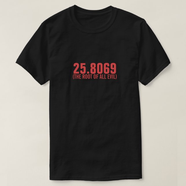 Ondskan för rota allra tröja (Design framsida)