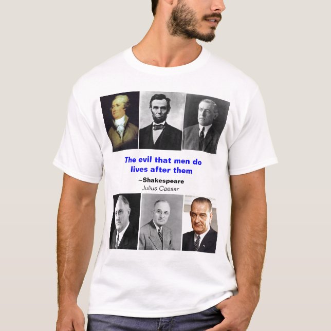 Ondskan som manar gör t-shirt (Framsida)
