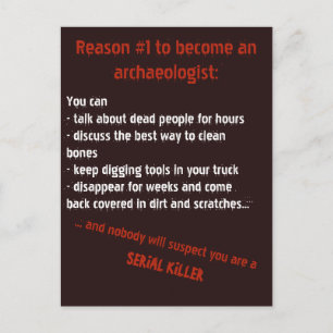 Ondskarkeologins motivation vykort