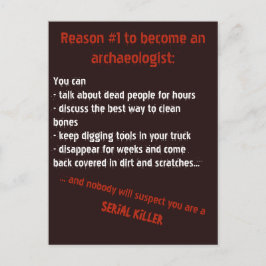 Ondskarkeologins motivation vykort