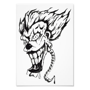 Ondskclown Professionell Photo Papper (Satin) Fototryck