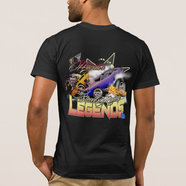 "ONDSKEFULL" CAMARO- & KRYPFRIKTIONSTÄVLA T SHIRT (Baksida)