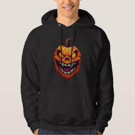 Ondskefull Leende Pumpahuvud Hoodie