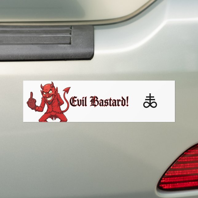 Ondskefull ohyra bildekal (På Bil)