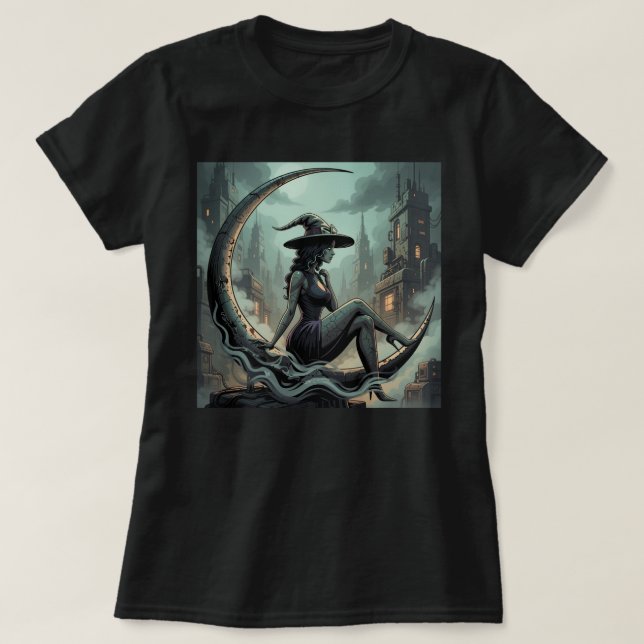 Ondskefull väst-tröja t shirt (Design framsida)