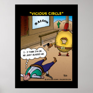 "Ondskefullt cirkla ", Poster