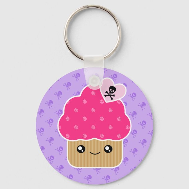 Ondskekakor, dödsstötar Kawaii Keychain Nyckelring (Framsida)
