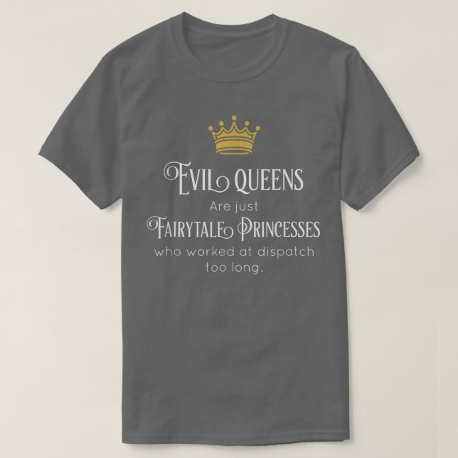 Ondskköer är bara skal för sagor t shirt (Design framsida)