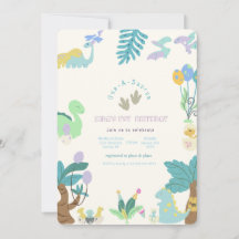 One-A-Saurus Dinosaur Birthday