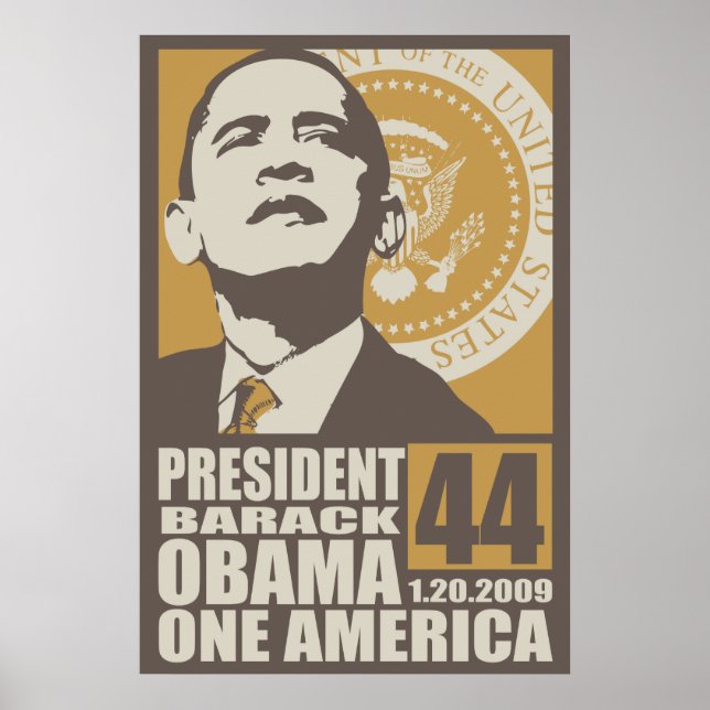 One America Inauguration Poster (Framsidan)