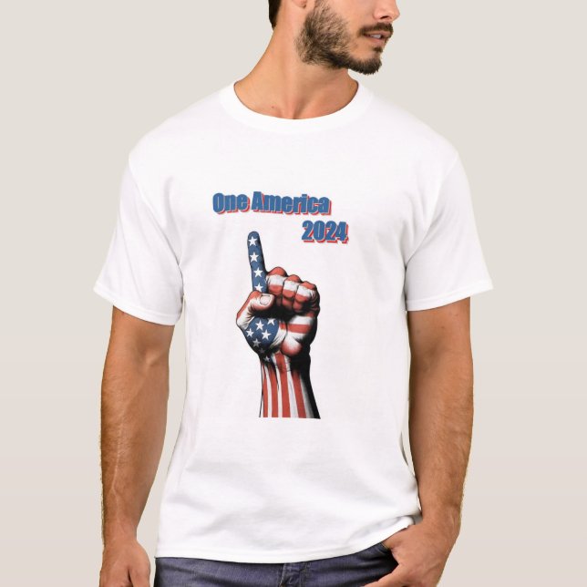 One America T-Shirt (Framsida)