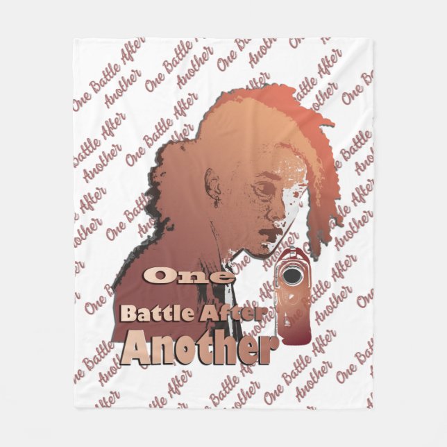 One Battle After Another – Cinematic Movie-Inspire Fleecefilt (Framsidan)