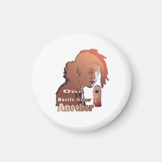 One Battle After Another – Cinematic Movie-Inspire Magnet (Framsidan)