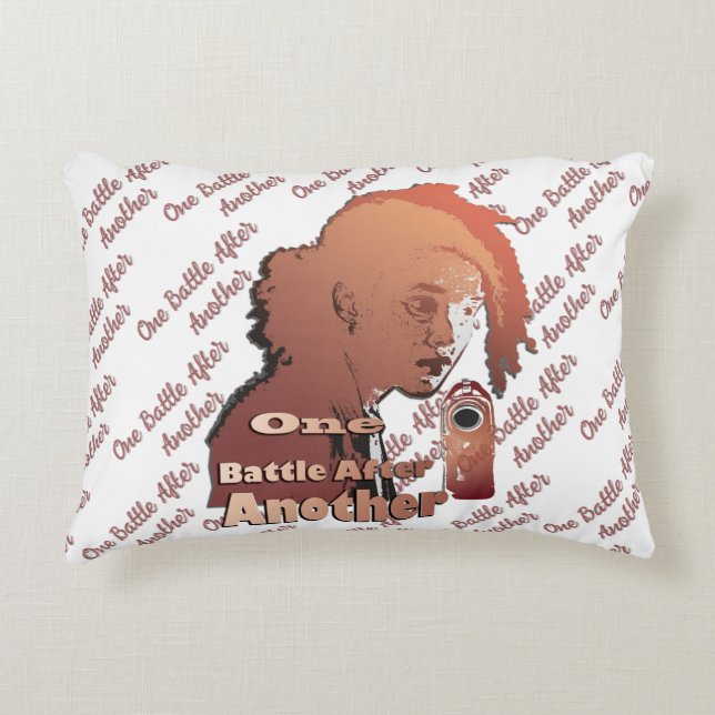 One Battle After Another – Cinematic Movie-Inspire Prydnadskudde (Framsidan)