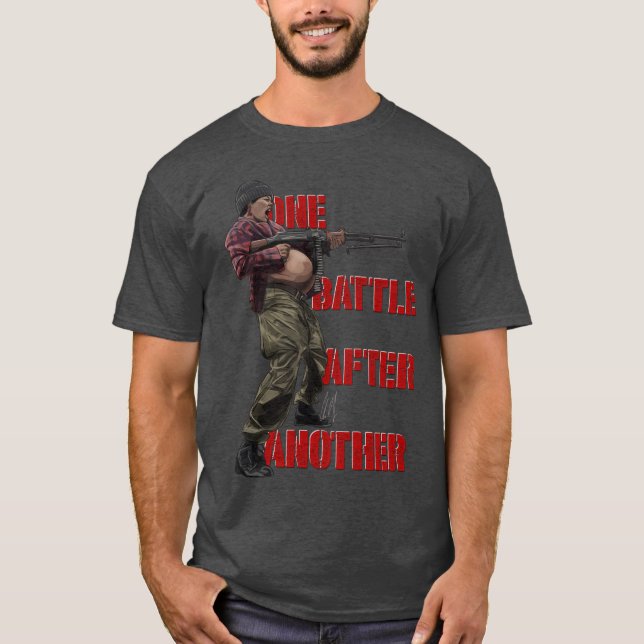 One Battle After Another Perfidias Gun friends T Shirt (Framsida)