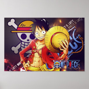 One biet luffy mugiwara poster